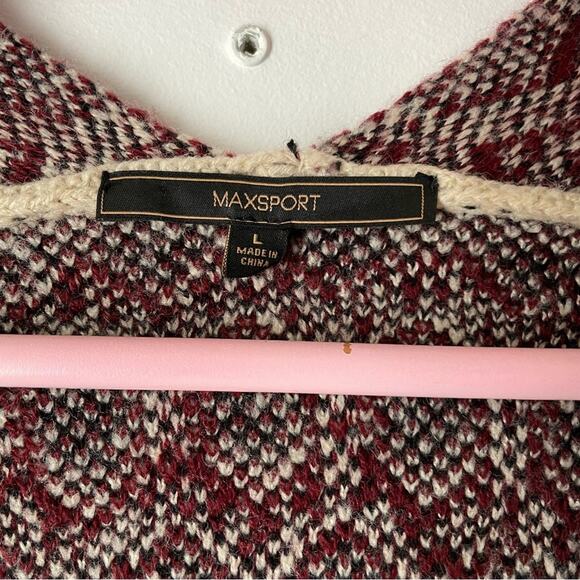 MaxSport Duster Cardigan Size Large - Picture 5 of 6